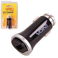 Автомобільний зарядний пристрій VOIN C-3011Q 1 USB (12/24 V — 5 V 3 A, 9 V 2 A, 12 V 1.5 A) QC3.0