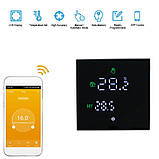 Терморегулятор Set WBR-416 WiFi чорний Tuya Smart, фото 3