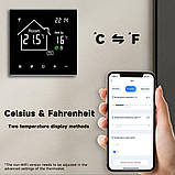 Терморегулятор Set WBR-816 WiFi чорний Tuya Smart, фото 3