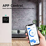 Терморегулятор Set WBR-816 WiFi чорний Tuya Smart, фото 6
