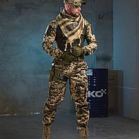 Піксельний комплект форми для військових/ Костюм убакс + штани для чоловіків/ Тактичний літній костюм для ЗСУ/ Бойова сорочка