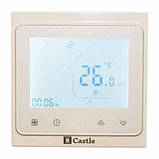 Програмований терморегулятор для теплої підлоги Castle TWE02 AC-603Н з Wi-Fi, фото 2