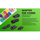 Адаптер до склоочисника HIBRID, SIDE PIN 5x22мм/5х17мм, фото 3