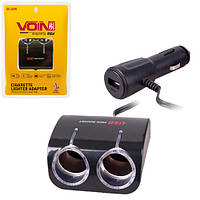 Розгалужувач прикурювача VOIN 2 виходи + 1 USB 1000mA 12/24V SC-2070