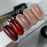 Гель-лак SAGA Glow Cat №04 котяче око бежевий, 9 мл, фото 2