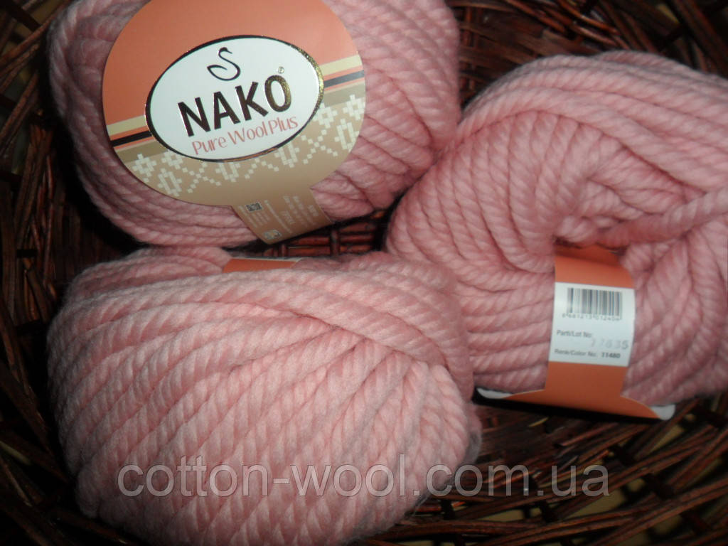 Nako Pure Wool Plus (Наго пур вул) товста 100% вовна 11480