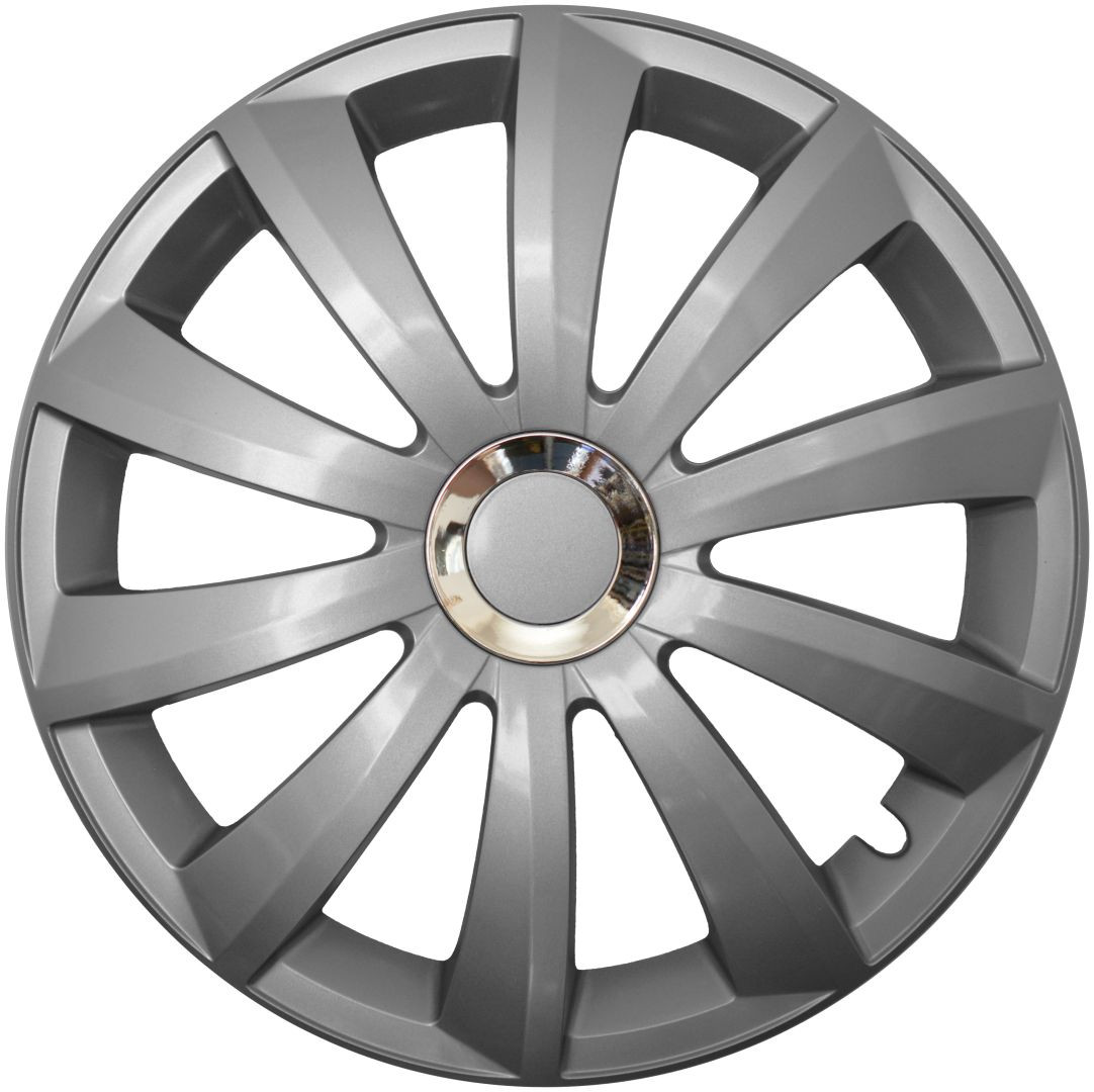 Ковпак диска колісний GRAL R14 сірий хром (к-т 4шт.)