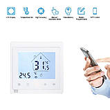 Програмований терморегулятор для теплої підлоги SET BHT-002 WIFI TUYA SMART, фото 4