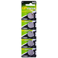 Батарейка GP дискова Lithium Button Cell 3.0V CR2025-8U5 літієві (4891199001130)