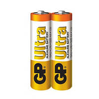 Батарейка GP ULTRA ALKALINE 1.5V 15AU21-S2 лужна, LR6, пвх плівка 2 штуки в упаковці (4891199217296)