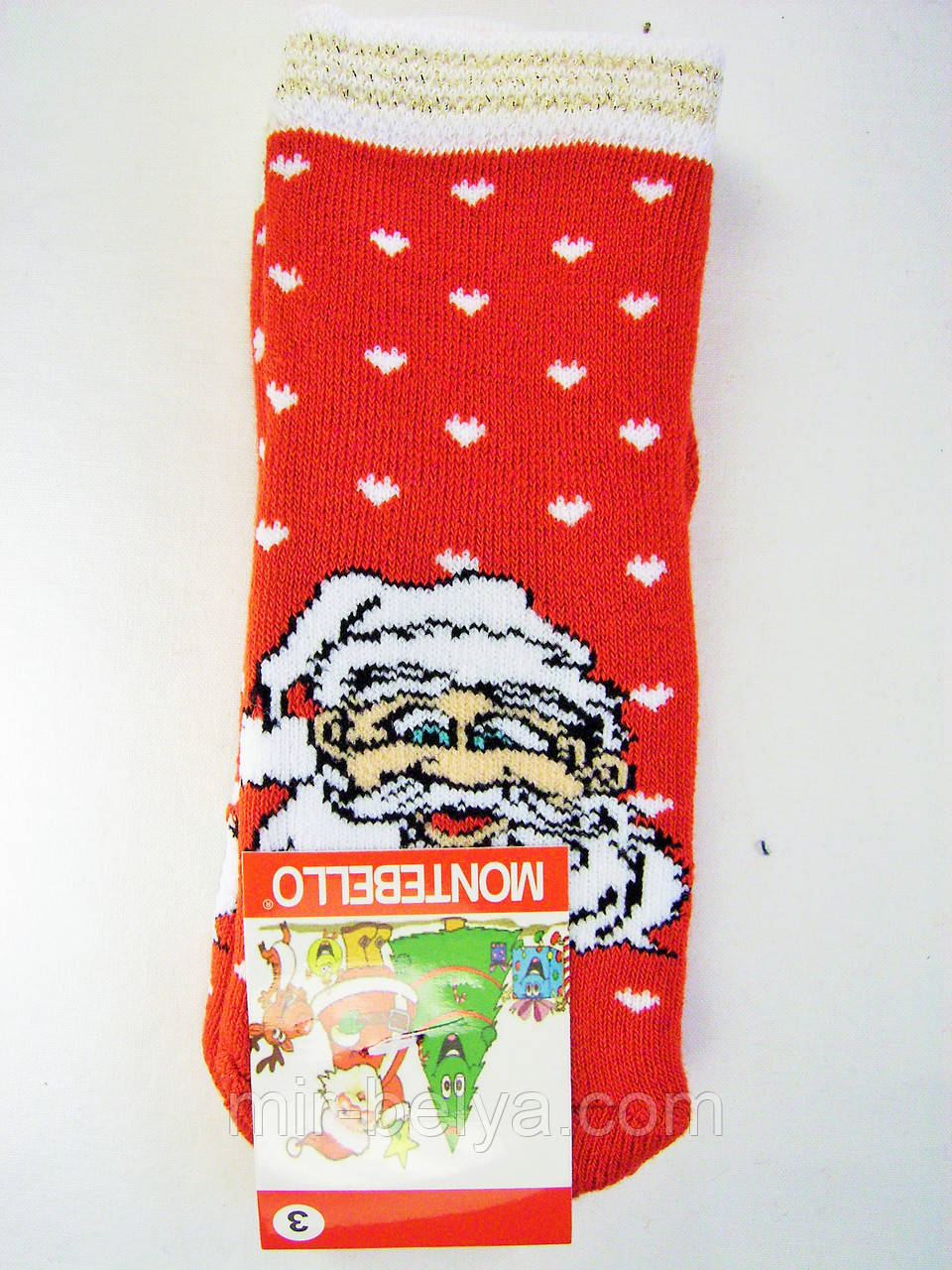 Дитячі шкарпетки шкарпетки на новорічні подарунок махрові під ялинку, фото 1