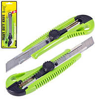 Alloid. Нож пластиковый с винтовым фиксатором с выдвижным сегмент. лезвием 18мм