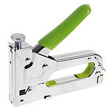 Alloid. Степлер будівельний для скоб 4-14 мм + 200 скоб 8 мм (хром), фото 2