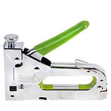 Alloid. Степлер будівельний для скоб 4-14 мм + 200 скоб 8 мм (хром), фото 3