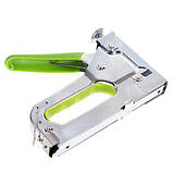 Alloid. Степлер будівельний для скоб 4-14 мм + 200 скоб 8 мм (хром), фото 4