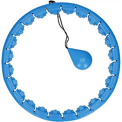 Обруч хула-хуп Supretto з кулею обтяжувачем масажний (8659)