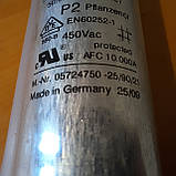 Конденсатор сушильної машини Miele пусковий 8μF 450,E33.C78-50084F,05724750 ОРІГИНАЛ НОМЕРНИЙ Б/У., фото 2