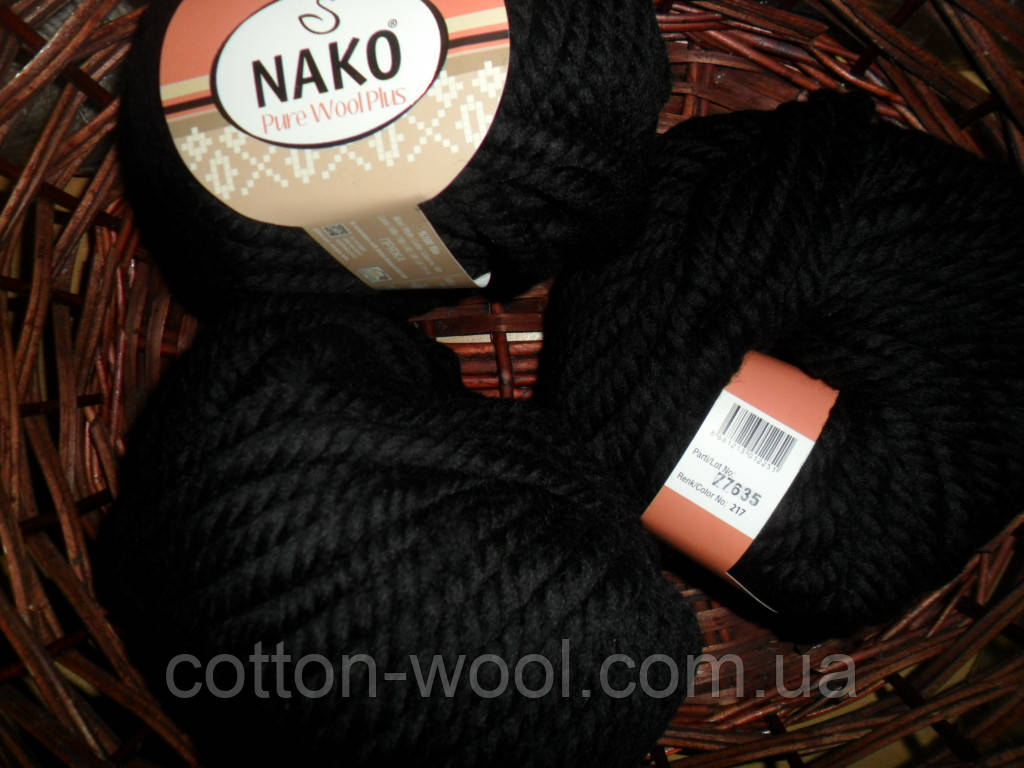 Nako Pure Wool Plus (Наго пур вул) товста 100% вовна 217