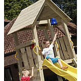 Дитячий дерев'яний майданчик ігровий BELVEDERE з гіркою та скеледромом невеликий на дачу, фото 2