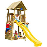Дитячий дерев'яний майданчик ігровий BELVEDERE з гіркою та скеледромом невеликий на дачу, фото 7