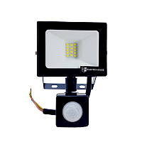 LED прожектор з д. руху 10 Вт 6500 К 900 Лм IP65