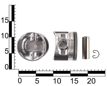 Поршень двигуна ВАЗ 21213 (82,0) STD (поршень, палець) анодовані (к-т 4 шт.), фото 2