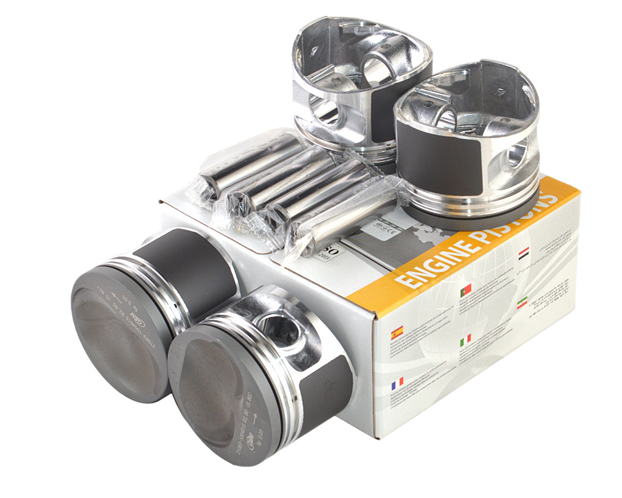 Поршень двигуна ВАЗ 2108 (82,0) STD (поршень, палець) анодовані (к-т 4 шт.)