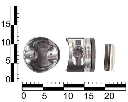 Поршень двигуна ВАЗ 2108 (82,0) STD (поршень, палець) анодовані (к-т 4 шт.), фото 2