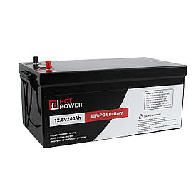 Літій-залізо-фосфатний акумулятор 12V/240AH (3072W*h) із вбудованою BMS-платою