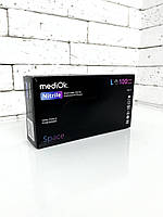 Рукавички нітрилові Mediok, розмір L, чорні, 100 шт