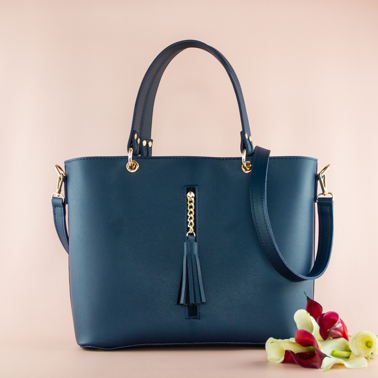 Сумка жіноча з екошкіри Betty Pretty блакитна 953SKY