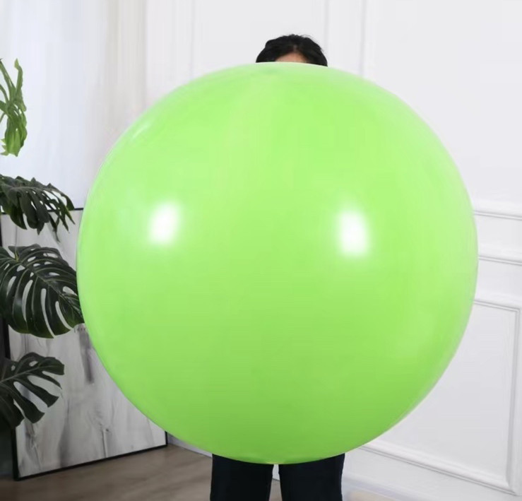 Велика Повітряна Куля Latex Balloon 36 дюймів 90 см Салатовий (00438)