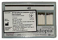 Штифти паперові  Pearl Endopia / Перл Ендопіа 0,2 №40 (200 шт.)