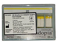 Штифти паперові  Pearl Endopia / Перл Ендопіа 0,2 №20 (200 шт.)
