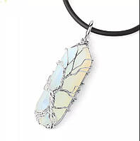 Кулон - кристал из опалита "древо Иггдрасиль"