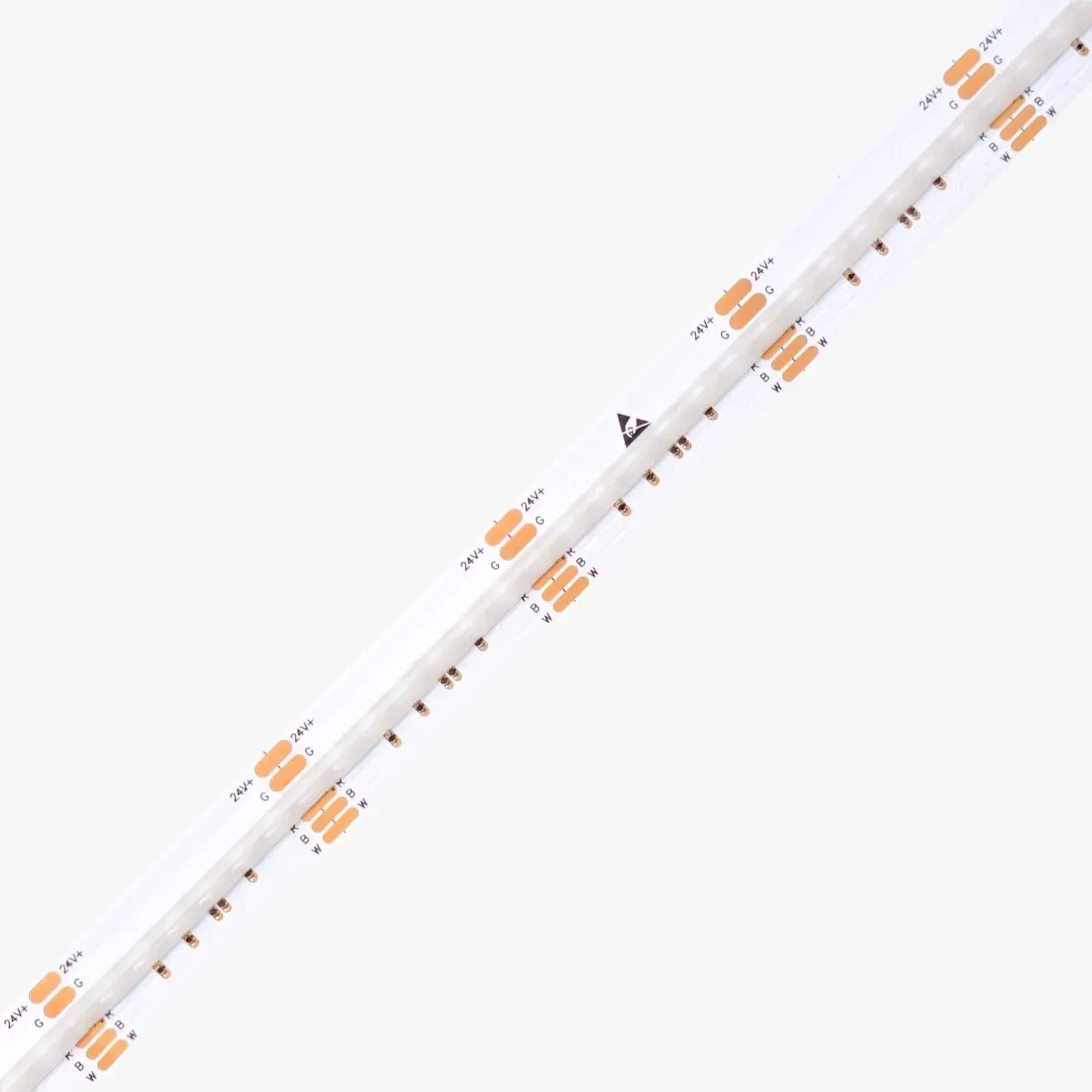 Матрична світлодіодна стрічка RGBW COLORS DF6RGBW RGB+4000K 24V COB 16.8W IP20 12мм стрічка суцільного світіння, фото 1