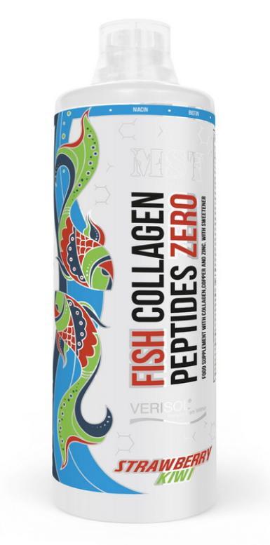 Колаген MST Fish collagen + Biotin Verisol® Zero Sugar double concentration Смак : Strawberry Kiwi