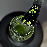 SAGA Top Mosaic №05 Матовий топ з салатовими каміфубуками, 9 мл, фото 2