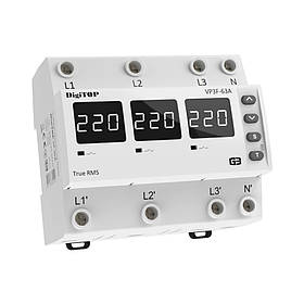 Реле напруги DigiTOP   63А (max 80A) VP-3F63A M6W