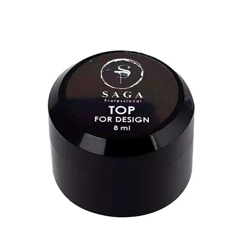 SAGA Top for Design Топ для об’ємного дизайну та кріплення страз, 8 мл, фото 1