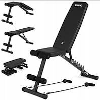Регульована складана тренувальна лава Zipro Tempo