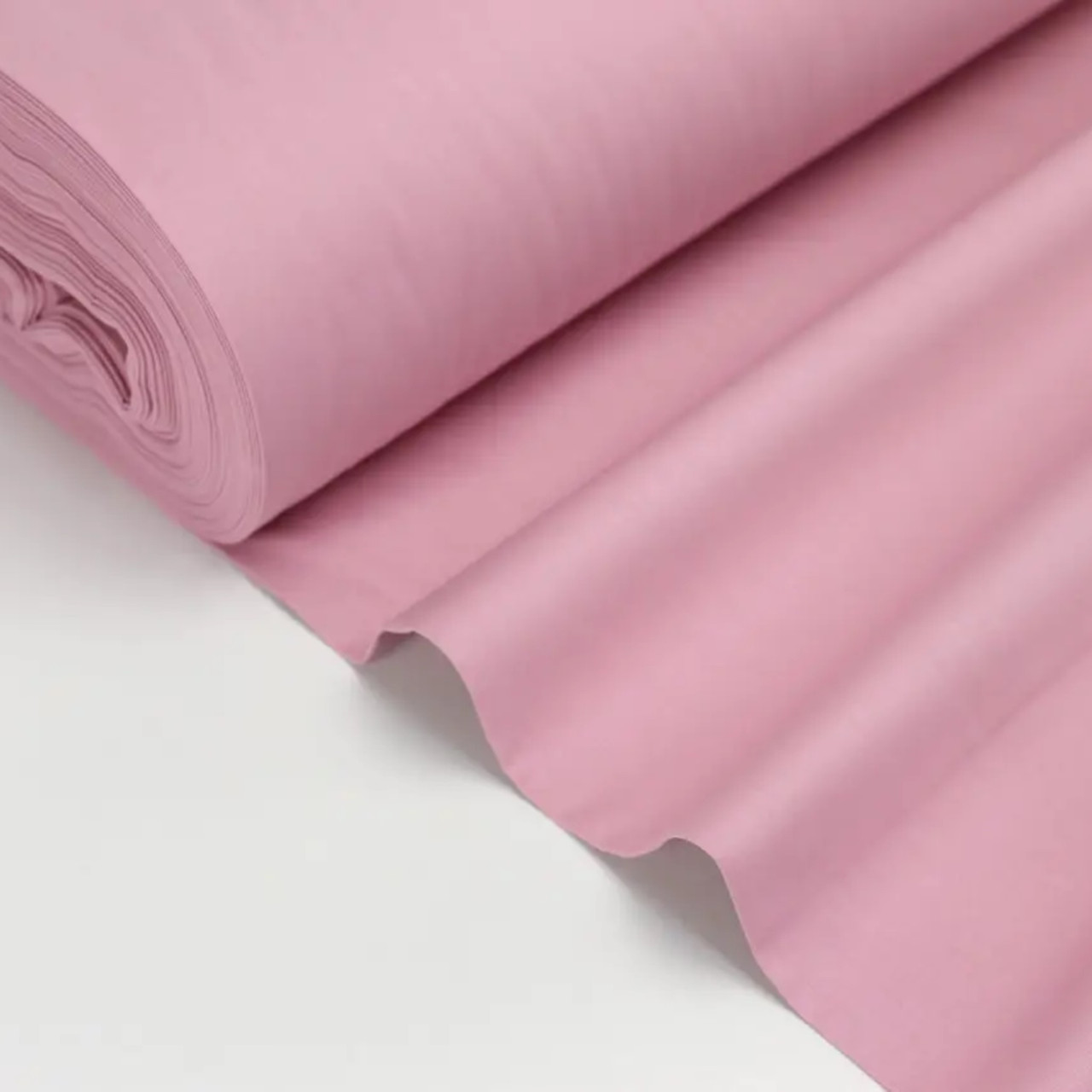 Тканина для постільної білизни ранфорс колір чайна-троянда Туреччина 240 см № WH-0155-29, фото 1