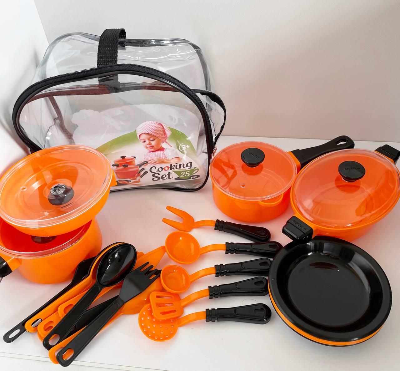 Дитячий кулінарний набір посуду (25предметів) Юніка