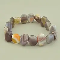 Браслет із натурального каменю Агат 20 см