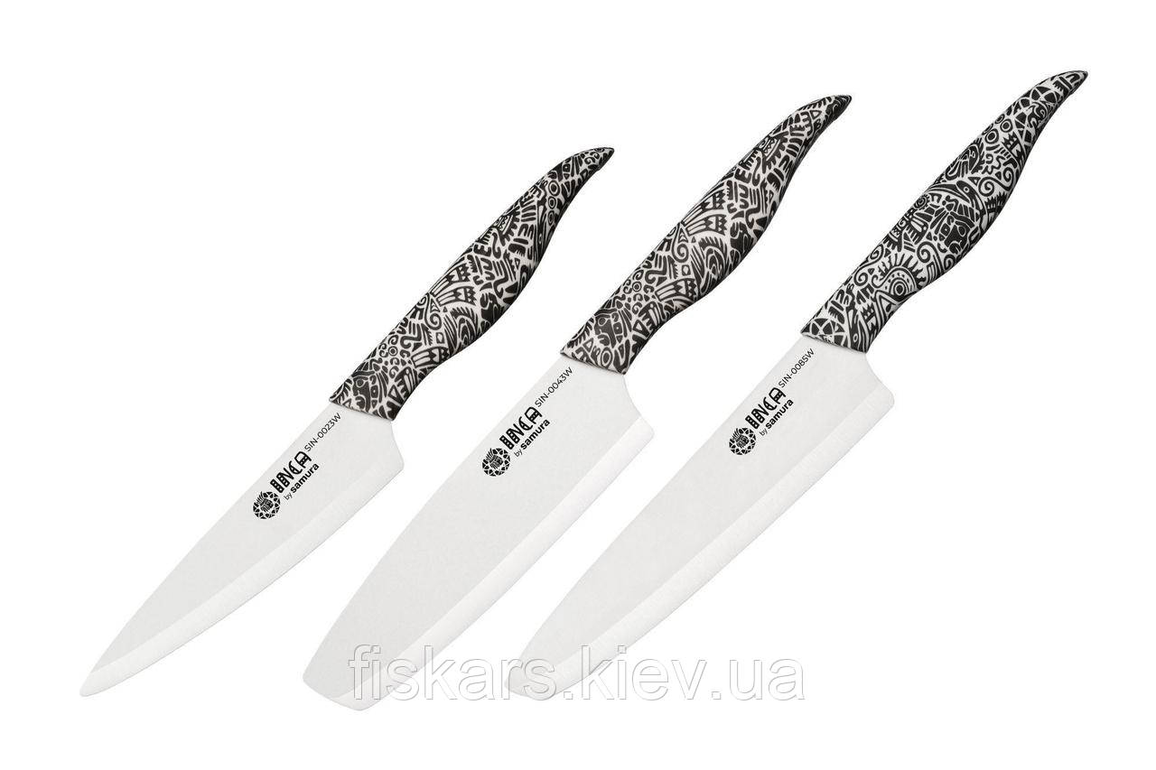 Набір із 3 ножів Samura Inca White (SIN-0220W)
