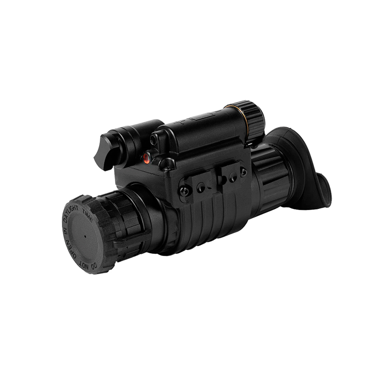 Прилад нічного бачення Ired-tech PVS-14 gen 3+, білий фосфор, FOM: 2366+, з кріпленням на шолом