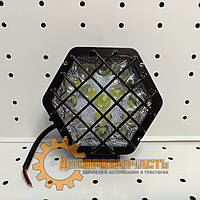 Фара LED шестикутна. з ґратами 96W 16діодів