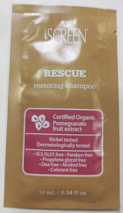 Шампунь для відновлення волосся Screen Rescue Restoring Shampoo Пробник 10 мл, фото 1