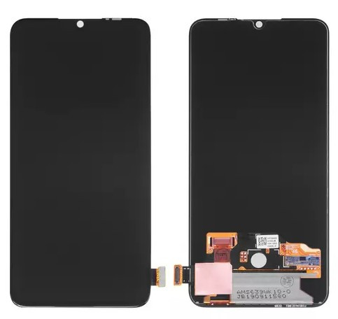 Дисплей для Xiaomi Mi 9 Lite, Mi CC9, чорний, без рамки, Оригінал (переклеєне скло)