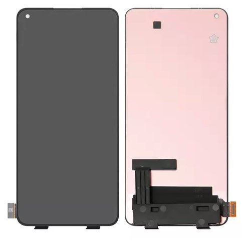 Дисплей для Xiaomi 11 Lite, 11 Lite 5G, чорний, без рамки, OLED